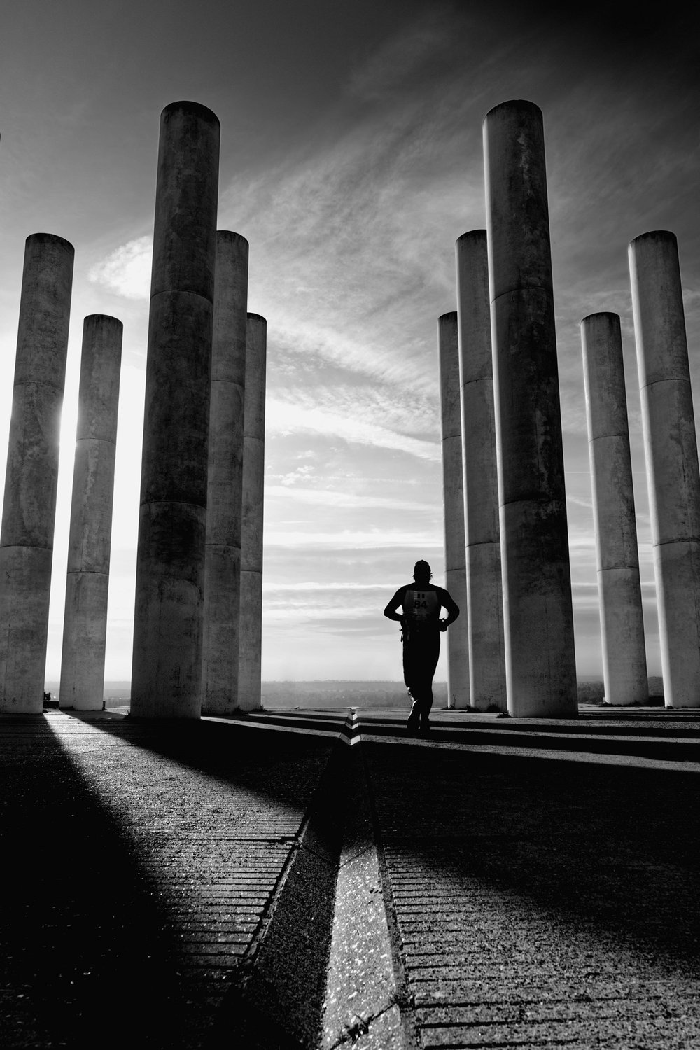 Among the columns — Human Presence in Geometry